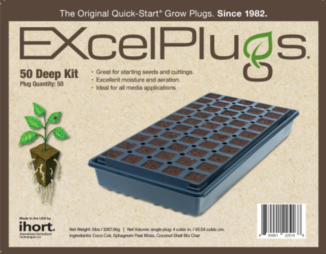 iHort Coco 50 Deep Excel Plug Tray, 5 pcs